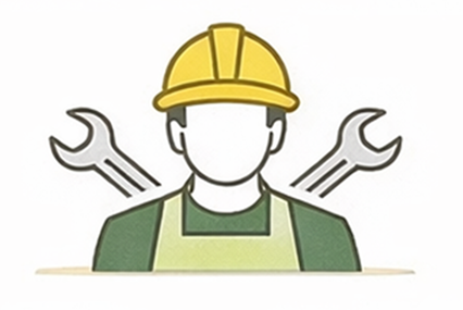 現場人のイラスト